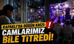 Kapaklı'da düğün krizi: Camlarımız bile titredi
