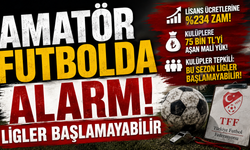 Amatör futbolda alarm! Ligler başlamayabilir