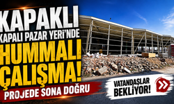 Kapaklı Kapalı Pazar Yeri’nde hummalı çalışma
