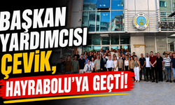 Başkan Yardımcısı Çevik, Hayrabolu’ya geçti