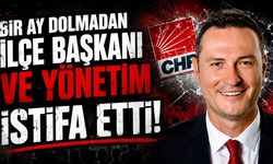 Bir ay dolmadan ilçe başkanı ve yönetim istifa etti