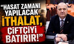 “Hasat zamanı yapılacak ithalat, çiftçiyi batırır!”
