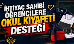 İhtiyaç sahibi öğrencilere okul kıyafeti desteği