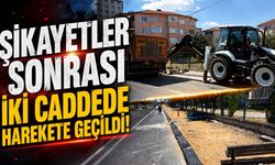 Şikayetler sonrası iki caddede harekete geçildi