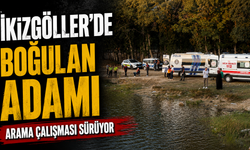 İkizgöller’de boğulan adamı arama çalışması sürüyor
