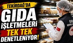 Tekirdağ'da gıda işletmeleri tek tek denetleniyor