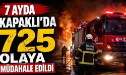 7 ayda Kapaklı'da 725 olaya müdahale edildi