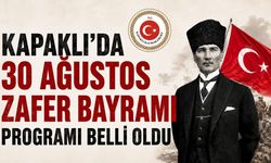 Kapaklı’da 30 Ağustos Zafer Bayramı programı belli oldu