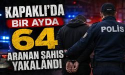Kapaklı’da bir ayda 64 aranan şahıs yakalandı