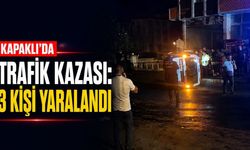 Kapaklı'da trafik kazası: 3 kişi yaralandı