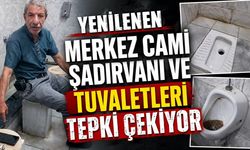 Yenilenen Merkez Cami şadırvanı ve tuvaletleri tepki çekiyor