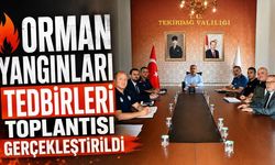 Orman Yangınları Tedbirleri Toplantısı gerçekleştirildi