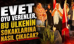 "Evet oyu verenler, bu ülkenin sokaklarına nasıl çıkacak?"