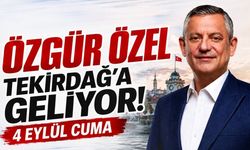 Özgür Özel 4 Eylül’de Tekirdağ’a geliyor