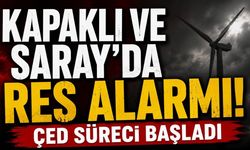Kapaklı ve Saray’da RES alarmı! ÇED süreci başladı