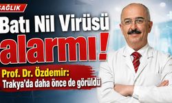 Batı Nil Virüsü alarmı! Prof. Dr. Özdemir: Trakya’da daha önce de görüldü