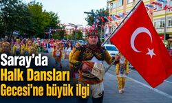 Saray’da Halk Dansları Gecesi renkli görüntülere sahne oldu