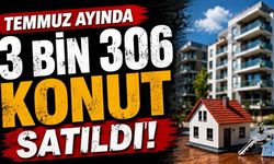 Temmuz ayında 3 bin 306 konut satıldı