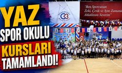 Yaz Spor Okulu kursları tamamlandı