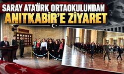 Saray Atatürk Ortaokulu'ndan Anıtkabir'e ziyaret