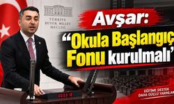 Avşar: Okula Başlangıç Fonu kurulmalı