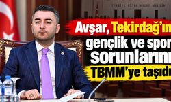 Avşar, Tekirdağ’ın gençlik ve spor sorunlarını TBMM’ye taşıdı