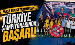 Masa tenisi takımından Türkiye şampiyonasında başarı