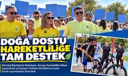 Tekirdağ’da hareketlilik haftası renkli etkinliklerle geçti