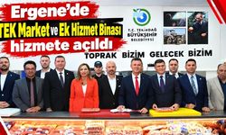 Ergene’de TEK Market ve Ek Hizmet Binası hizmete açıldı