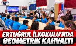 Ertuğrul İlkokulu’nda geometriyi kahvaltı sofrasında öğrendiler
