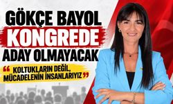 Gökçe Bayol kongrede aday olmayacak