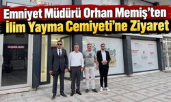 Emniyet Müdürü Orhan Memiş’ten İlim Yayma Cemiyeti Kapaklı Şubesi’ne ziyaret