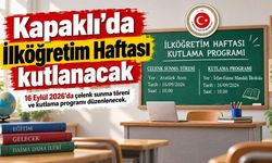Kapaklı’da İlköğretim Haftası kutlanacak