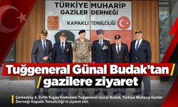 Tuğgeneral Günal Budak’tan Muharip Gaziler Derneği’ne ziyaret