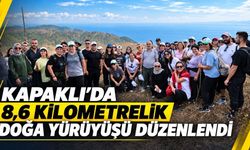 Kapaklı’da 8,6 kilometrelik doğa yürüyüşü düzenledi