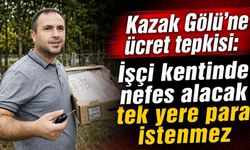 İşçi kentinde nefes alacak tek yere para istenmez