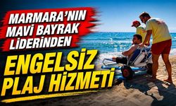 Marmara'nın Mavi Bayrak liderinden engelsiz plaj hizmeti
