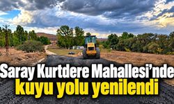 Saray Kurtdere Mahallesi’nde kuyu yolu yenilendi