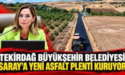 Büyükşehir Saray’a yeni asfalt plenti kuruyor