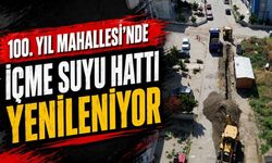 100. Yıl Mahallesi’nde içme suyu hattı yenileniyor