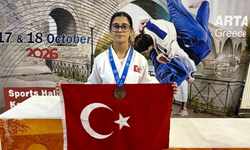Berrak Bekci, Judo Şampiyonası'nda bronz madalya kazandı