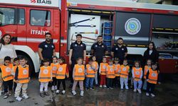 Minik öğrenciler itfaiyecilik mesleğini tanıdı