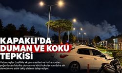 Kapaklı’da fabrika dumanı ve kötü koku tepkisi