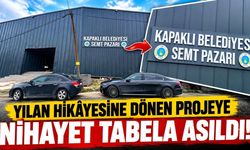 Yılan hikâyesine dönen Kapaklı Kapalı Semt Pazarı’na nihayet tabela asıldı!
