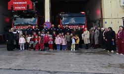 Kapaklı İtfaiyesi'nde minikler için buluşma