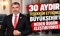 Kanat: 30 aydır teşekkür ettiğimiz Büyükşehir’i neden bugün eleştiriyoruz?