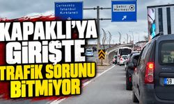 Kapaklı'ya girişte trafik sorunu bitmiyor