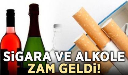 Sigara ve alkole zam geldi