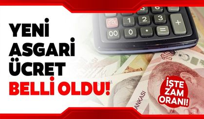 Asgari ücret açıklandı