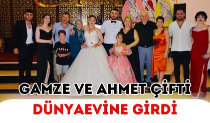 Gamze ve Ahmet çifti dünyaevine girdi